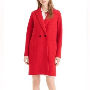 J.Crew Daphne Boiled Wool Topcoat